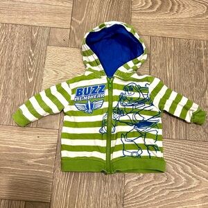 Toy Story buzz lightyear zip‎ up hoodie size 6 months